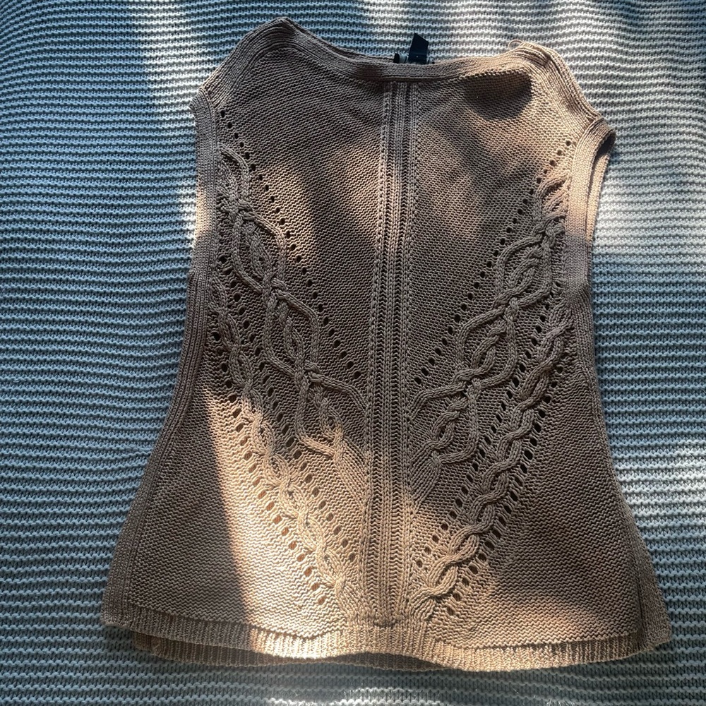 Knitted shrug/sweater.